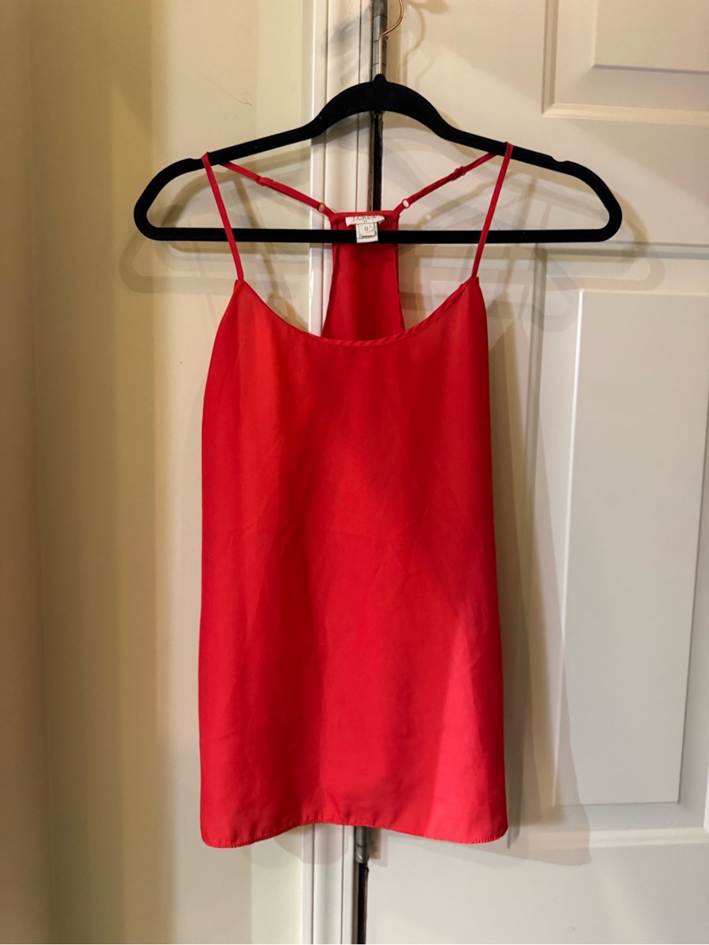 J Crew Red  Spaghetti‎ Strap Tank Top - 0